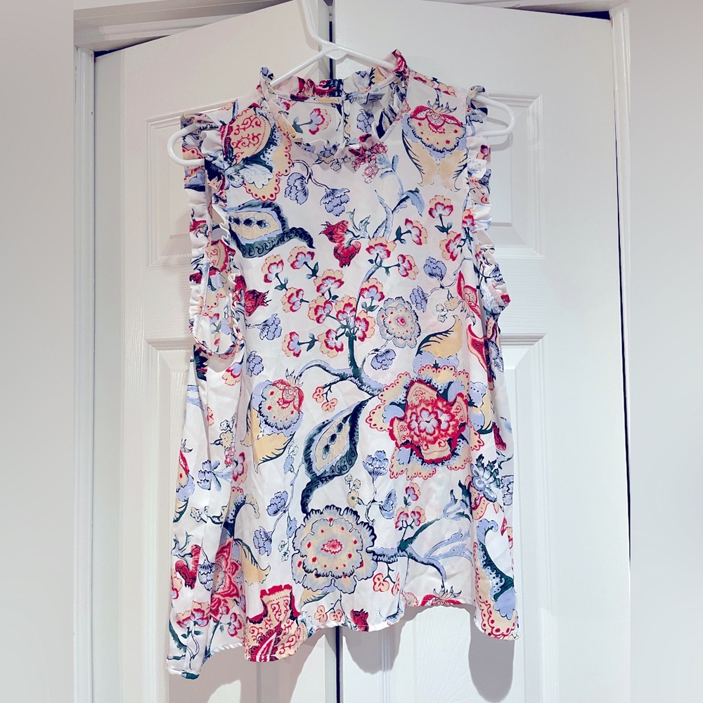 Women’s Paraphrase sleeveless blouse size XL